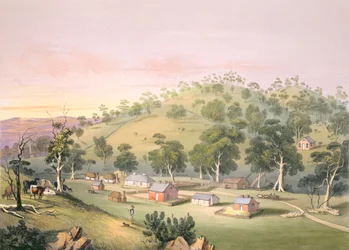 Evening at Angaston, South Australia, 1846
